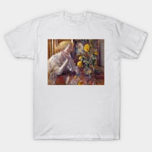 Marechal Niel Roses by Childe Hassam T-Shirt